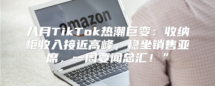 八月TikTok热潮巨变：收纳柜收入接近高峰，稳坐销售亚席，一周要闻总汇！”
