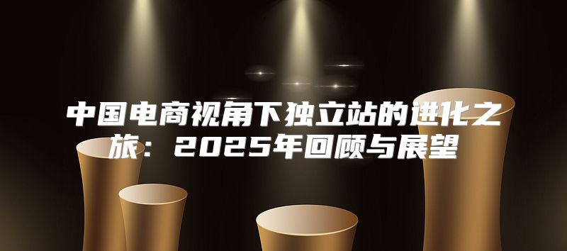 中国电商视角下独立站的进化之旅：2025年回顾与展望