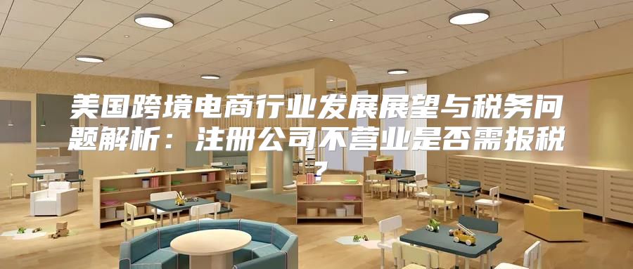 美国跨境电商行业发展展望与税务问题解析：注册公司不营业是否需报税？
