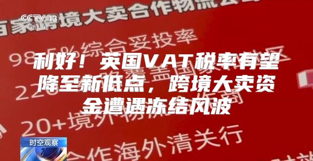 利好！英国VAT税率有望降至新低点，跨境大卖资金遭遇冻结风波