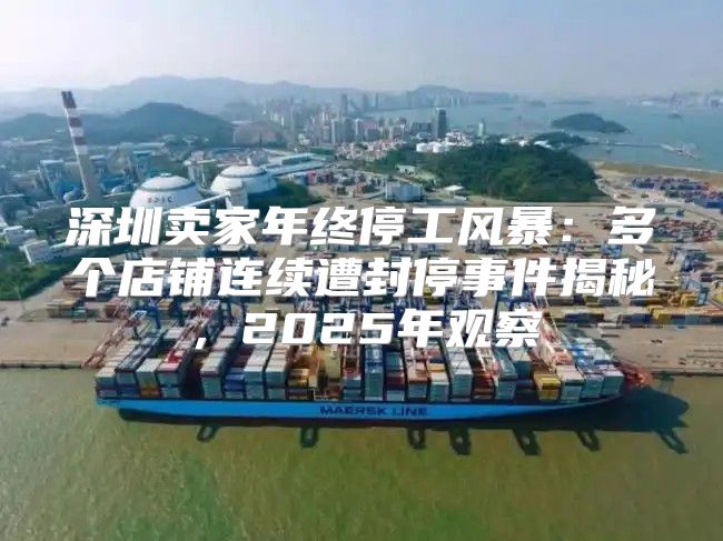深圳卖家年终停工风暴：多个店铺连续遭封停事件揭秘，2025年观察