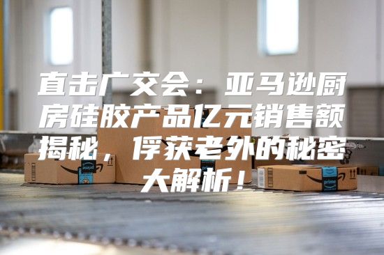 直击广交会：亚马逊厨房硅胶产品亿元销售额揭秘，俘获老外的秘密大解析！
