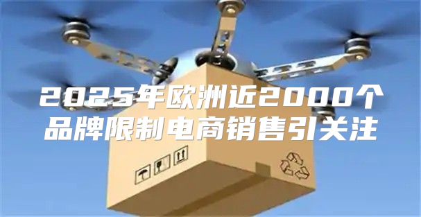 2025年欧洲近2000个品牌限制电商销售引关注