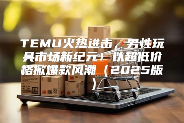 TEMU火热进击，男性玩具市场新纪元！以超低价格掀爆款风潮2025版