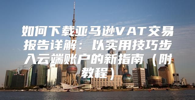 如何下载亚马逊VAT交易报告详解：以实用技巧步入云端账户的新指南附教程