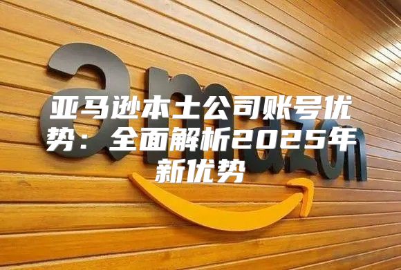 亚马逊本土公司账号优势：全面解析2025年新优势