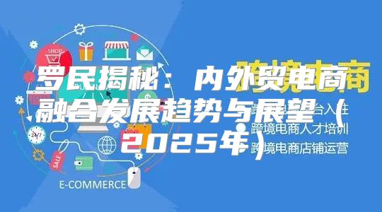 罗民揭秘：内外贸电商融合发展趋势与展望2025年