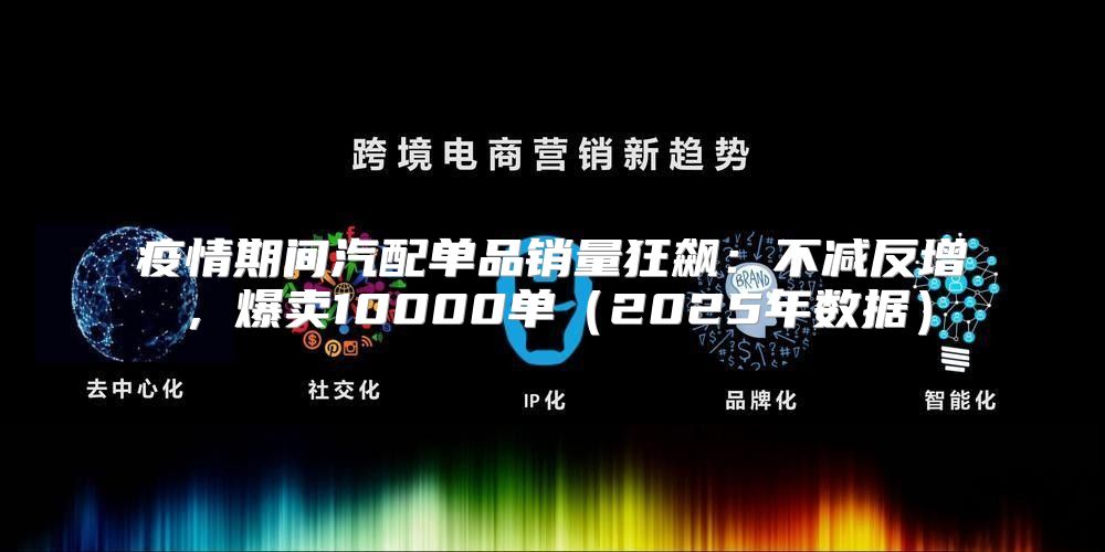 疫情期间汽配单品销量狂飙：不减反增，爆卖10000单2025年数据