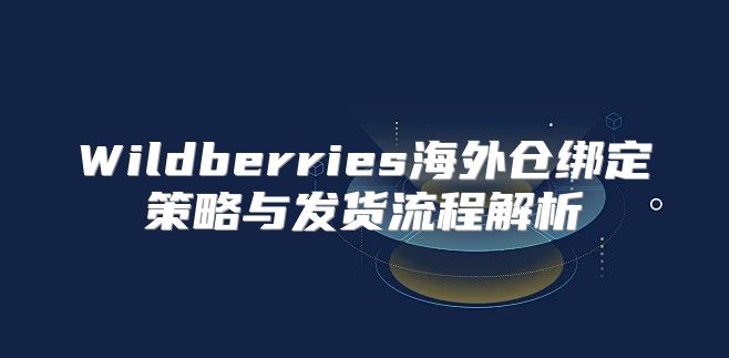 Wildberries海外仓绑定策略与发货流程解析