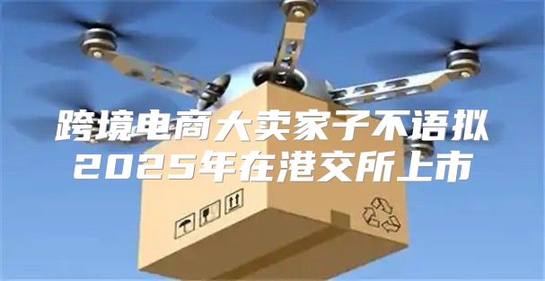 跨境电商大卖家子不语拟2025年在港交所上市