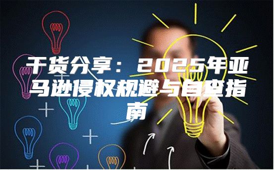 干货分享：2025年亚马逊侵权规避与自查指南