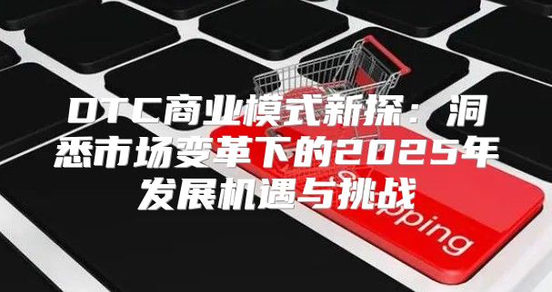 DTC商业模式新探：洞悉市场变革下的2025年发展机遇与挑战