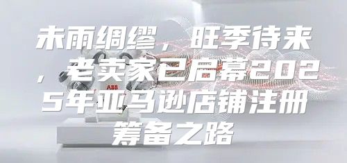 未雨绸缪，旺季待来，老卖家已启幕2025年亚马逊店铺注册筹备之路