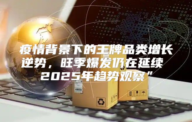 疫情背景下的王牌品类增长逆势，旺季爆发仍在延续 2025年趋势观察”