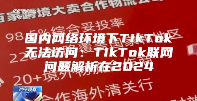 国内网络环境下TikTok无法访问：TikTok联网问题解析在2025
