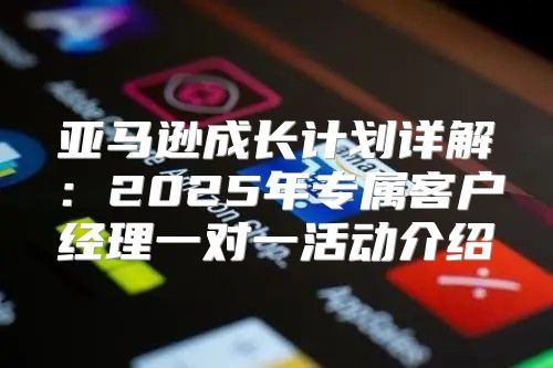 亚马逊成长计划详解：2025年专属客户经理一对一活动介绍