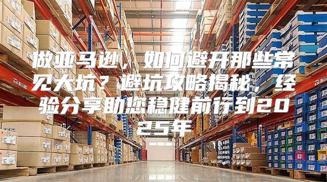 做亚马逊，如何避开那些常见大坑？避坑攻略揭秘，经验分享助您稳健前行到2025年