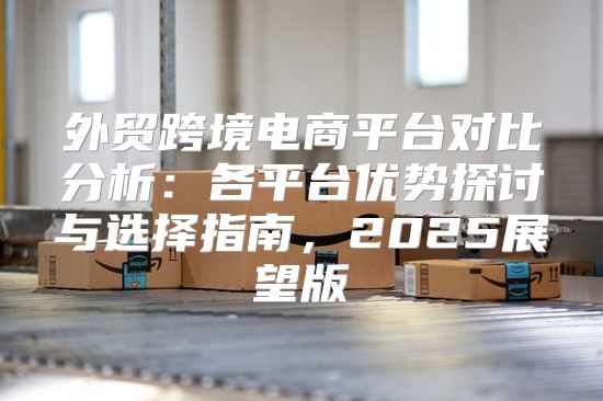 外贸跨境电商平台对比分析：各平台优势探讨与选择指南，2025展望版