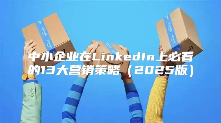 中小企业在LinkedIn上必看的13大营销策略2025版