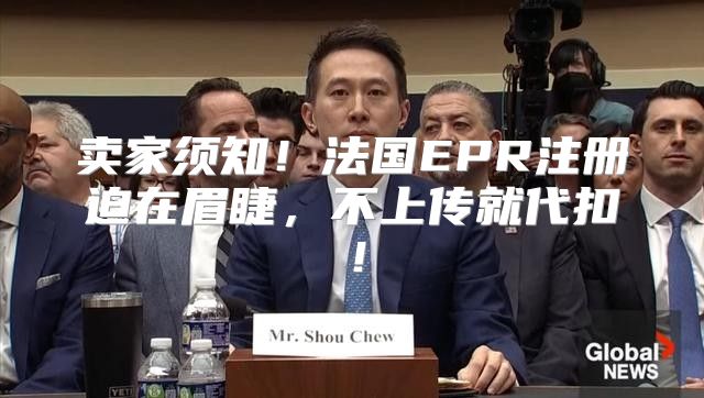 卖家须知！法国EPR注册迫在眉睫，不上传就代扣！