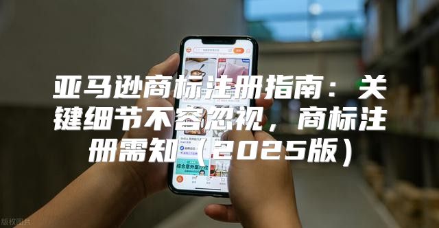 亚马逊商标注册指南：关键细节不容忽视，商标注册需知2025版