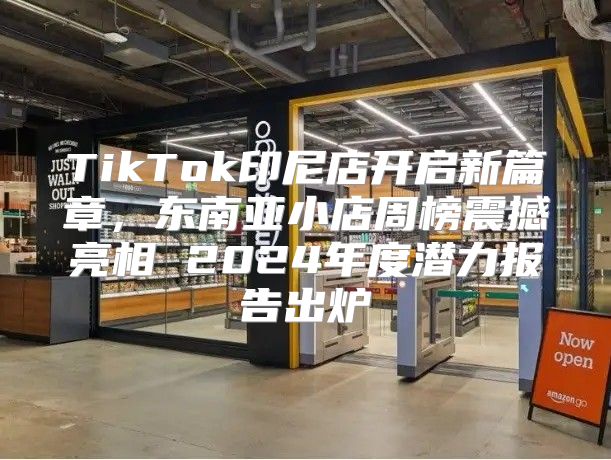 TikTok印尼店开启新篇章，东南亚小店周榜震撼亮相 2025年度潜力报告出炉