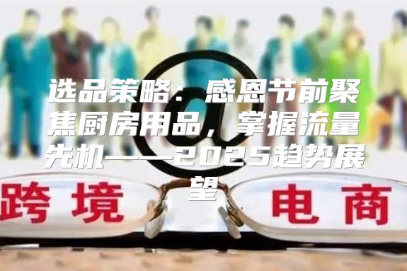 选品策略：感恩节前聚焦厨房用品，掌握流量先机——2025趋势展望