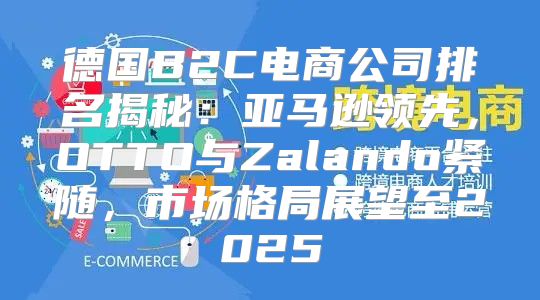 德国B2C电商公司排名揭秘：亚马逊领先，OTTO与Zalando紧随，市场格局展望至2025