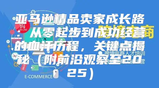 亚马逊精品卖家成长路：从零起步到成功经营的血汗历程，关键点揭秘附前沿观察至2025