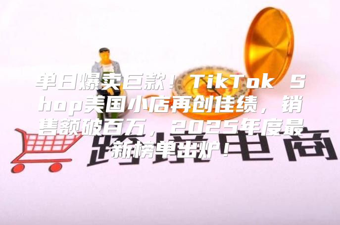 单日爆卖巨款！TikTok Shop美国小店再创佳绩，销售额破百万，2025年度最新榜单出炉！