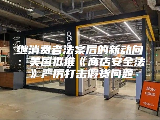 继消费者法案后的新动向：美国拟推商店安全法严厉打击假货问题