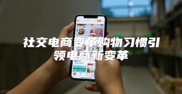 社交电商变革购物习惯引领电商新变革