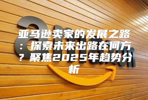 亚马逊卖家的发展之路：探索未来出路在何方？聚焦2025年趋势分析