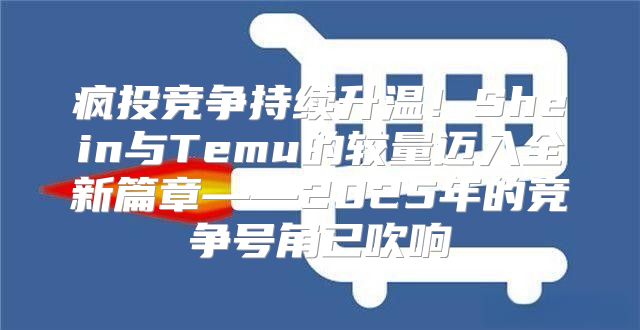 疯投竞争持续升温！Shein与Temu的较量迈入全新篇章——2025年的竞争号角已吹响