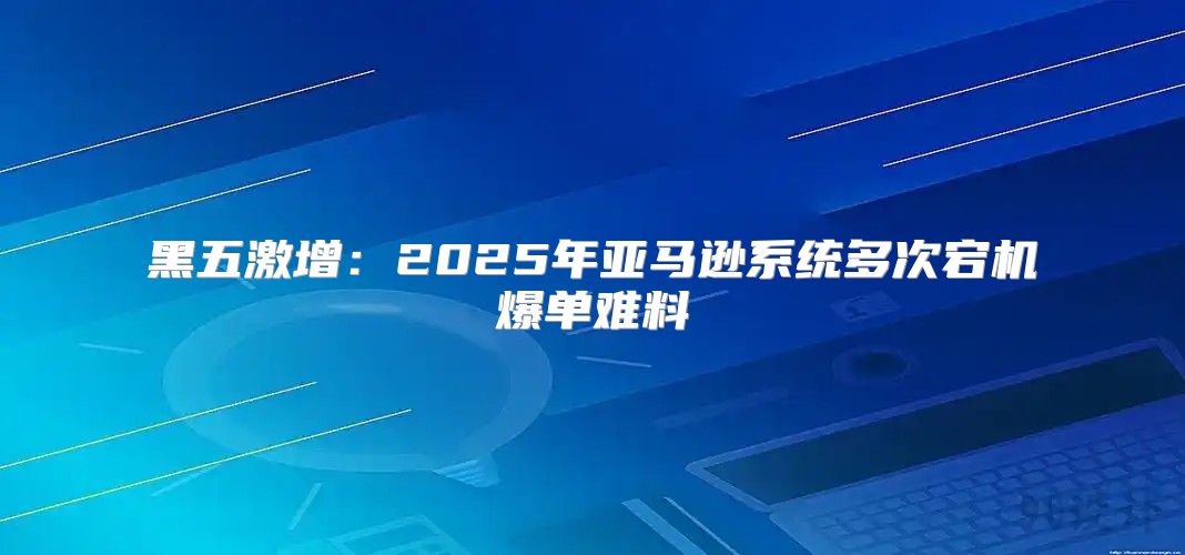 黑五激增：2025年亚马逊系统多次宕机爆单难料
