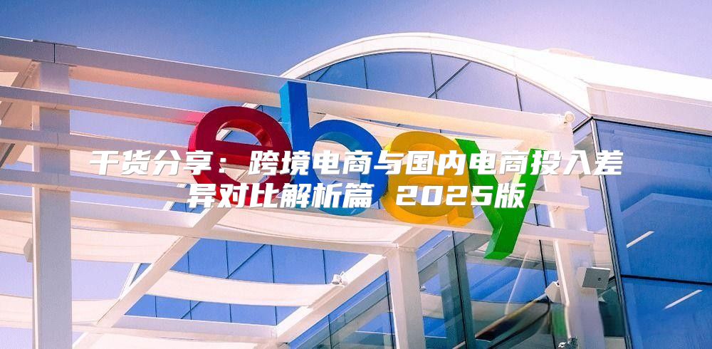 干货分享：跨境电商与国内电商投入差异对比解析篇 2025版