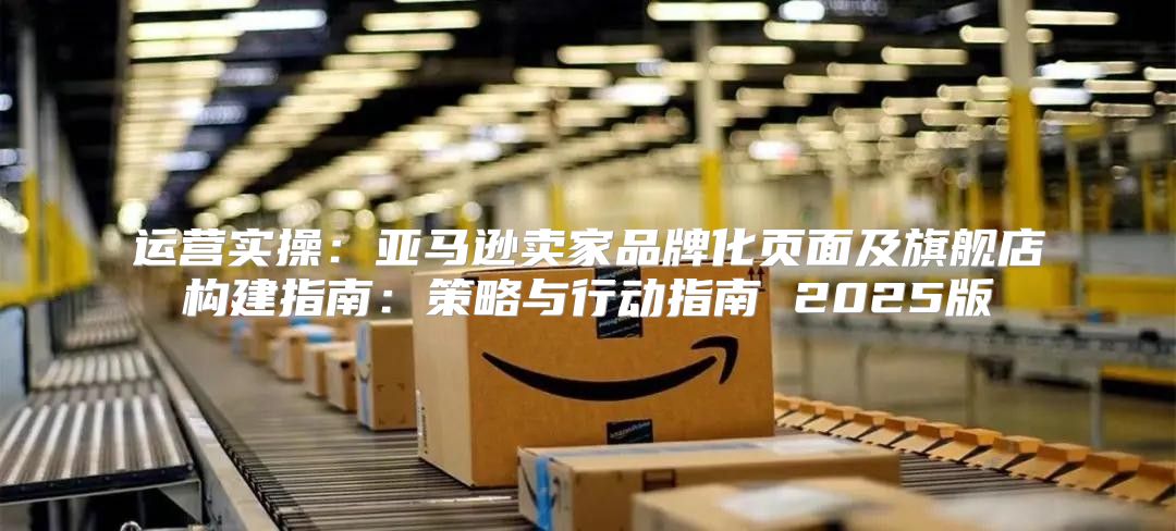 运营实操：亚马逊卖家品牌化页面及旗舰店构建指南：策略与行动指南 2025版
