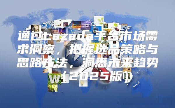 通过Lazada平台市场需求洞察，把握选品策略与思路方法，洞悉未来趋势2025版