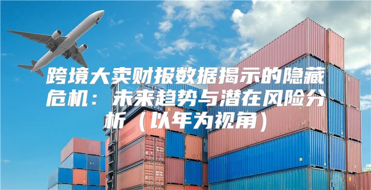 跨境大卖财报数据揭示的隐藏危机：未来趋势与潜在风险分析以年为视角