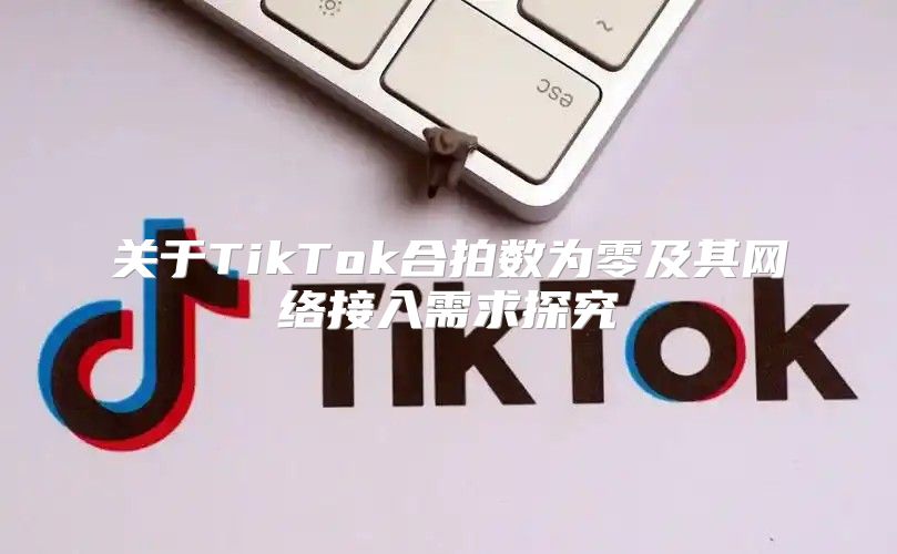 关于TikTok合拍数为零及其网络接入需求探究