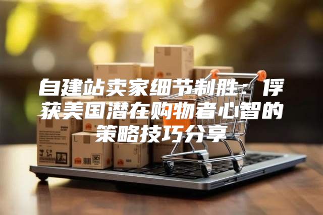 自建站卖家细节制胜：俘获美国潜在购物者心智的策略技巧分享