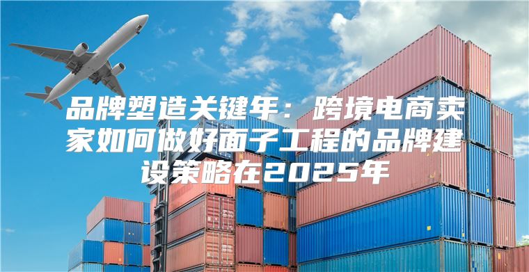 品牌塑造关键年：跨境电商卖家如何做好面子工程的品牌建设策略在2025年