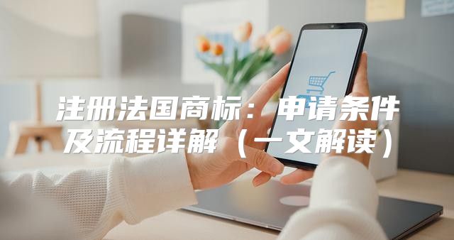 注册法国商标：申请条件及流程详解一文解读