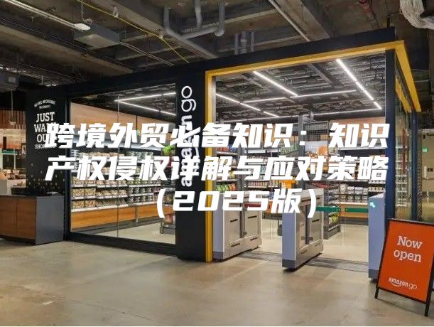 跨境外贸必备知识：知识产权侵权详解与应对策略2025版