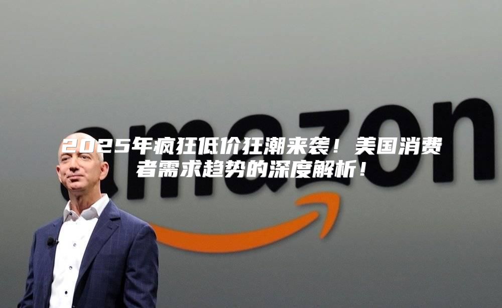 2025年疯狂低价狂潮来袭！美国消费者需求趋势的深度解析！
