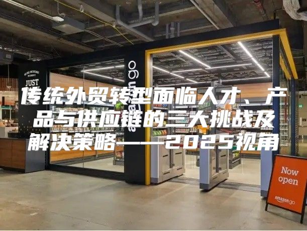 传统外贸转型面临人才、产品与供应链的三大挑战及解决策略——2025视角