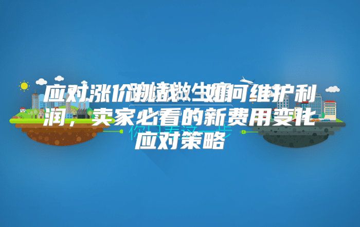 应对涨价挑战：如何维护利润，卖家必看的新费用变化应对策略