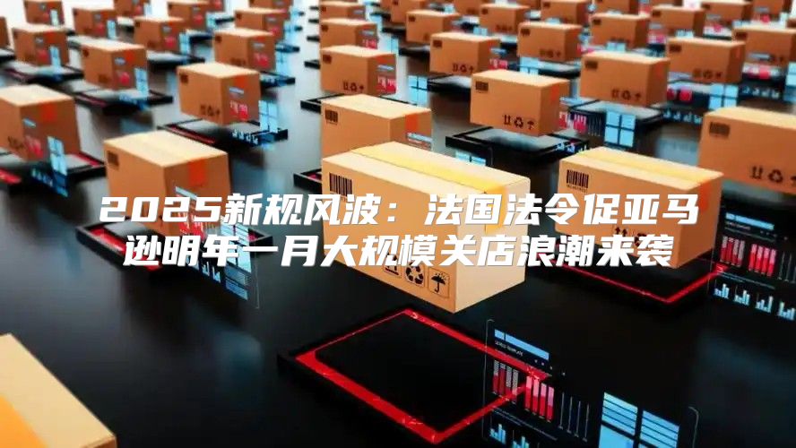 2025新规风波：法国法令促亚马逊明年一月大规模关店浪潮来袭
