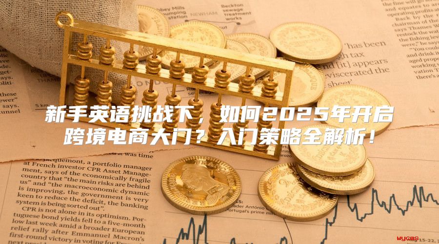 新手英语挑战下，如何2025年开启跨境电商大门？入门策略全解析！