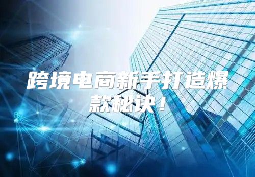 跨境电商新手打造爆款秘诀！